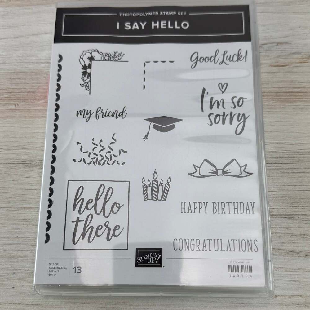 Stampin' Up! - I Say Hello